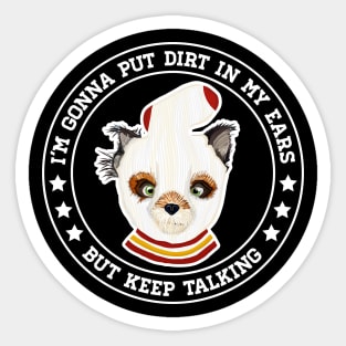 Fantastic Mr Fox - Ash - Stars - Dirt in My Ears Sticker